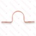 1/2" Copper Plated Pipe Strap (Box of 100)