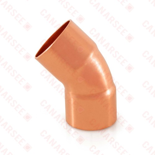 1-1/4” Copper, 45° Elbow