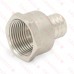 1" PEX x 1" Female Threaded Adapter, 304 St. Steel (Lead-Free)