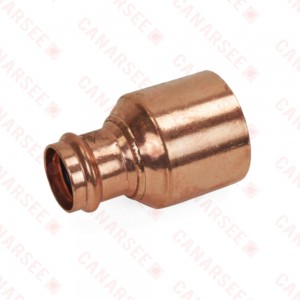 3" FTG x 1-1/2" Press Copper Reducer, Made in the USA