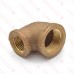 3/4" x 1/2" FPT Brass 90° Elbow, Lead-Free
