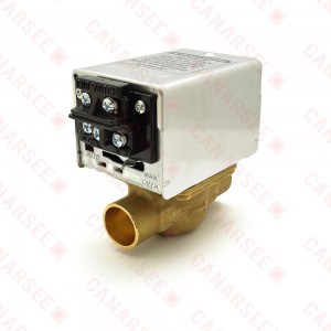 Honeywell V8043F1036 Two-way, Straight-through Zone Valve, 3/4" Sweat Connection