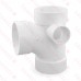 4" PVC DWV Sanitary Tee w/ 2" Right Side Inlet