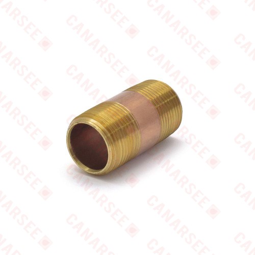 Everhot RB-034X2 3/4" x 2" Brass Pipe Nipple