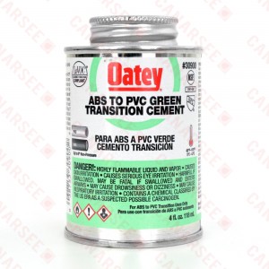 4 oz Medium-Body ABS Extra Special Cement w/ Dauber, Black