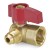 1/2" FIP x 3/8" Flare Angle Gas Ball Valve