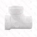 1-1/2" PVC DWV Sanitary Street Tee (Spigot x Socket x Socket)