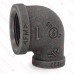 1" x 1/2" Black 90° Elbow (Imported)