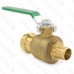 1" PEX x Press Brass Ball Valve, Full Port (Lead-Free)