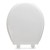 Bemis 7750TDG (White) Hospitality Plastic Round Toilet Seat w/ DuraGuard, Heavy-Duty