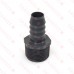 3/4" Barbed Insert x 1" Male NPT Threaded PVC Reducing Adapter, Sch 40, Gray