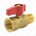 3/4" FIP x 5/8" Flare Gas Ball Valve