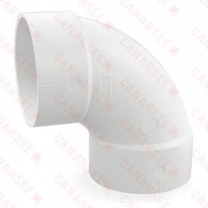 6" PVC DWV 90° Elbow