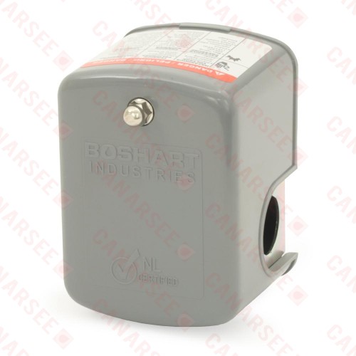 Well Pump Pressure Switch, 40-60 psi, 1/4" FPT, Standard Duty