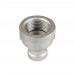 3/4" x 1/4" 304 Stainless Steel Reducing Coupling, FNPT threaded