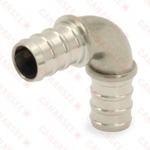 1/2" PEX x 1/2" PEX 304 St. Steel Elbow (Lead-Free)..