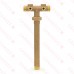 1" MPT x 13" Union Brass Well Tank Tee (Lead-Free)