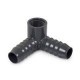 Barbed Insert x FNPT Threaded Side Outlet 90° PVC Elbows