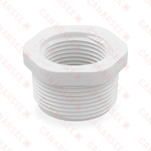 1-1/4" x 1" PVC (Sch. 40) MIP x FIP Bushing