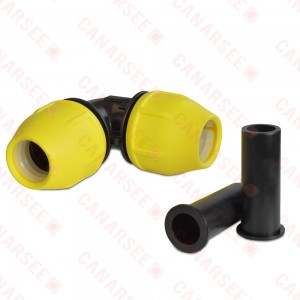 3/4" IPS 90° Compression Elbow for SDR-11 Yellow PE Gas Pipe