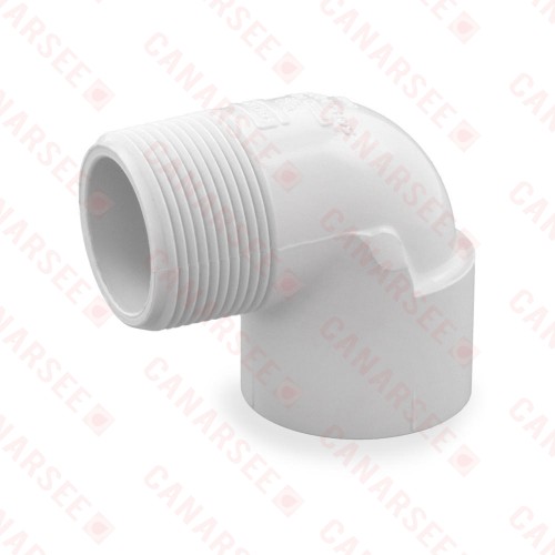 1-1/4" PVC (Sch. 40) MIP x FIP 90° Elbow