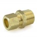 1/2" OD x 1/2" MIP Threaded Compression Adapter, Lead-Free
