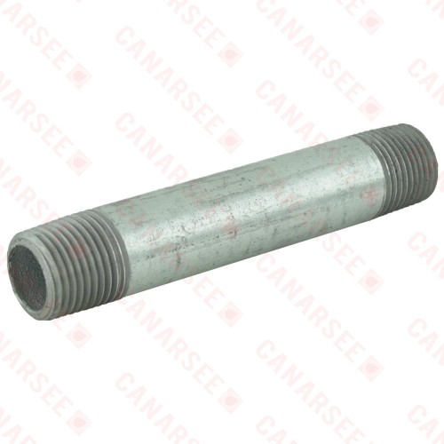 1/2” x 4-1/2” Galvanized Steel Pipe Nipple