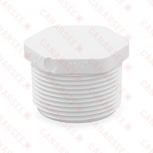 1-1/4" PVC (Sch. 40) Threaded Plug (MIP)