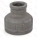 2" x 1" Black Coupling (Imported)