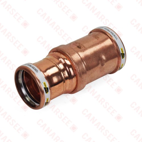 4" x 2" Press Copper Reducing Coupling, Made in the USA