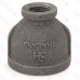 1-1/4" x 1/2" Black Coupling (Imported)