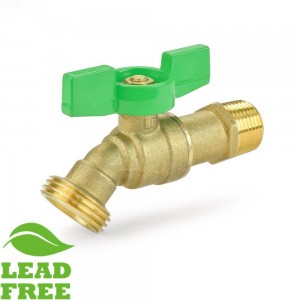 3/4” MPT Hose Bibb Ball Valve (1/4-Turn), Lead-Free