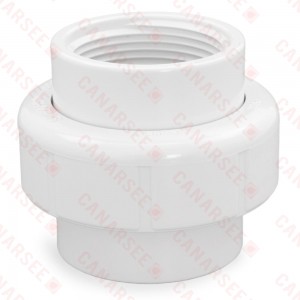 1-1/4" PVC (Sch. 40) FIP x FIP Union w/ EPDM O-ring