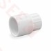 3/4" Barbed Insert x 1" Female NPT Threaded PVC Reducing Adapter, Sch 40, White