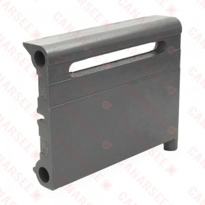 1ft Cast Iron Baseboard Radiator (Right Section), Floor Standing, 10" H x 2-1/2" D x 12" W..