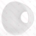 1-1/2" IPS White Plastic Escutcheon for 1-1/2" Iron/Brass/Steel Pipe