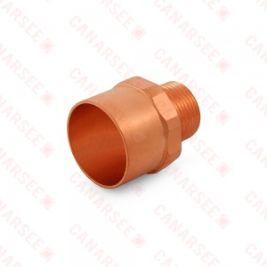 1-1/4" Copper x 3/4" Male Threaded Adapter