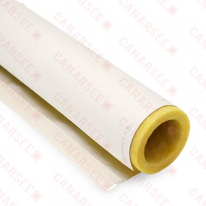 2-3/8" ID (2" IPS) x 1/2" Wall, Micro-Lok High Performance Fiberglass Pipe Insulation, 3ft