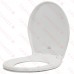 Bemis 200E4 (White) Premium Plastic Soft-Close Round Toilet Seat