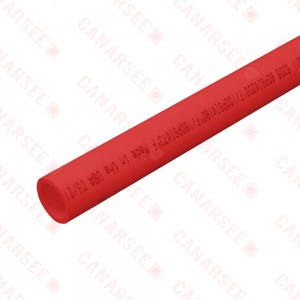 1" x 10ft Straight Length (Stick) PowerPEX Non-Barrier PEX-B Pipe, Red (Expandable, F1960 compliant)