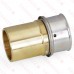 1" PEX Press x 1" Copper Fitting Adapter, Lead-Free Bronze