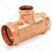 2" x 2" x 1-1/4" Press Copper Tee, Imported