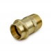 3/4" Press x Male Threaded Adapter, Lead-Free Brass, Imported