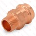 1" Copper Press x 3/4" Male Threaded Adapter, Imported