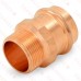 1-1/2" Copper Press x 1-1/4" Male Threaded Adapter, Imported