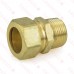 7/8" OD x 3/4" MIP Threaded Compression Adapter, Lead-Free (Bag of 10)