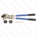 Manual Copper Press Tool Kit w/ Rotating Head, 1/2", 3/4" and 1"