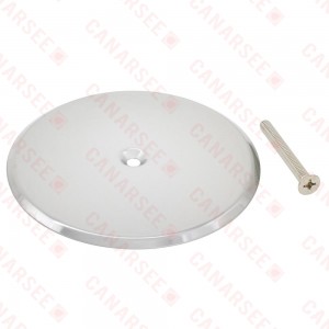 6" dia. Stainless Steel Cleanout Cover Plate w/ Screw