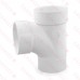 4" PVC DWV Sanitary Street Tee (Spigot x Socket x Socket)