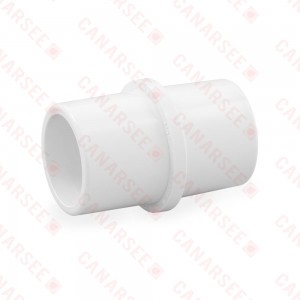 1-1/2" PVC (Sch. 40) Inside Pipe Connector (Coupling), Pipe ID x Pipe ID